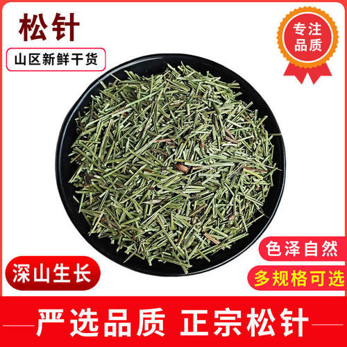 深山野生松针茶阴干微火炒制