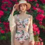 Mom Fairy Beach Split Áo tắm Nữ Sense Bikini Mùa hè Sinh viên Nữ đơn giản Vai nữ giản dị - Bikinis đồ bơi đi biển