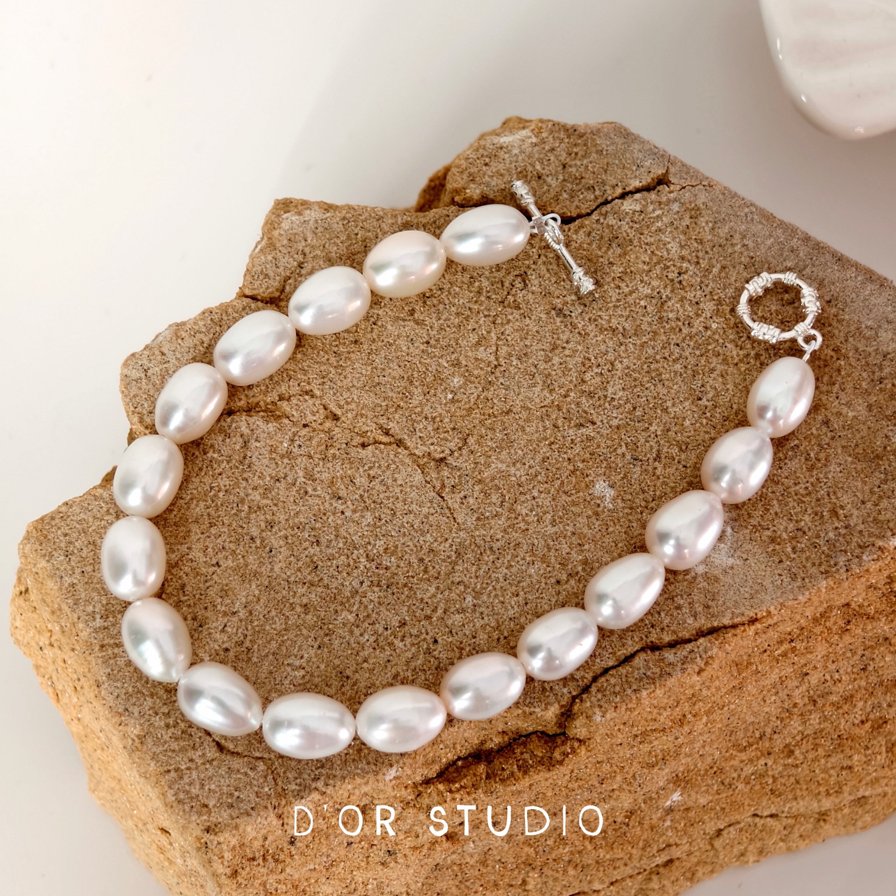 珍珠手链巴洛克真珍珠淡水珍珠纯银ot扣法式2025新款珍珠手环纯银,饰品/流行首饰/时尚饰品新,手链,淘宝优惠券,粉丝福利购,淘宝优惠卷