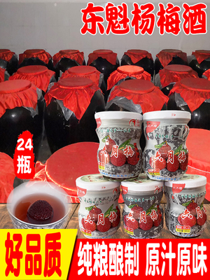 杨梅酒小瓶装浙江仙居低度果酒