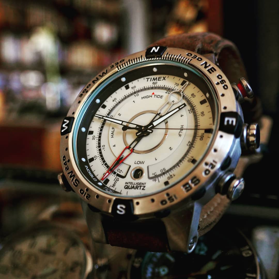 指南针手表Timex/天美时夜光户外