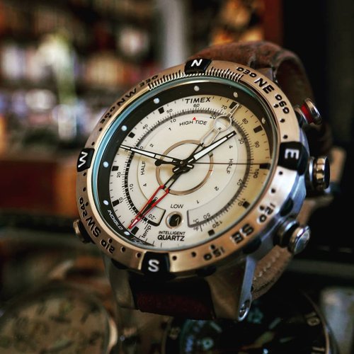 指南针手表Timex/天美时夜光户外