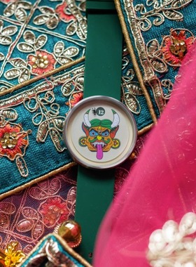 正品 Projects Nazar Battu 纳扎巴图面具创意圆形男女石英手表