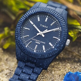 代购Timex天美时Waterbury Ocean蓝色海洋花生联名时尚石英男手表