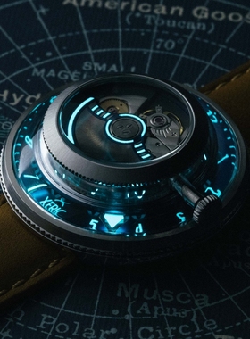 美国代购正品Xeric Invertor创意腕表新款限量夜光自动机械手表男