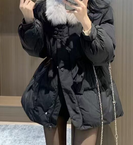 女款中国风羽绒服2024冬季新羽绒服