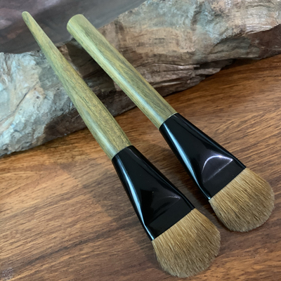 慕姿澜 黄狼扁舌中号黄油刀清透粉底刷面膜遮瑕刷沧州化妆刷