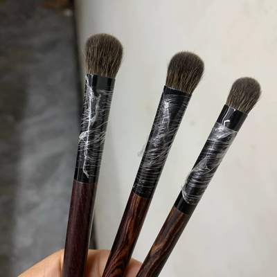 慕姿澜 纯灰鼠眼部化妆刷打底铺色眼影中眼影 小号眼影紫油梨刷柄