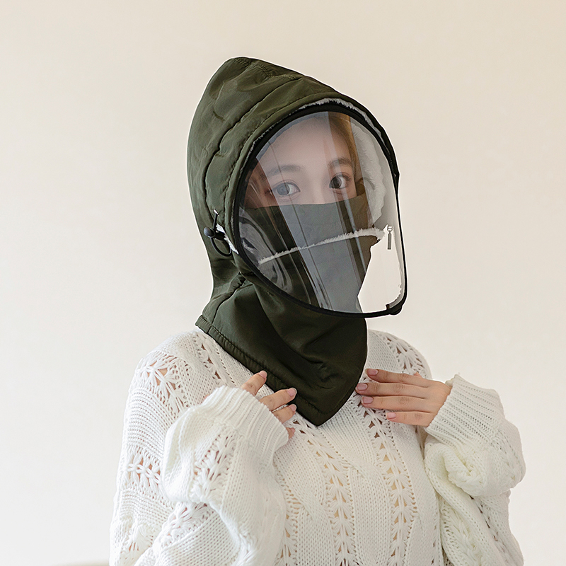 帽子爆款保暖骑车户外出游带面罩