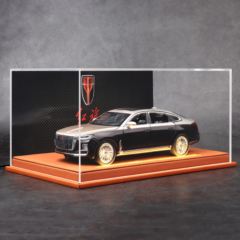 红旗H9合金仿真汽车模型