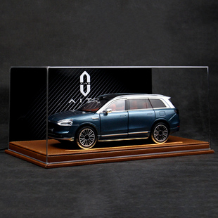 新能源问界M9华为赛力斯合金SUV模型仿真汽车收藏摆件男生日礼物