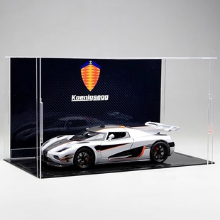 1:24柯尼塞格跑车ONE:1合金高档汽车模型仿真灯光礼盒送男友礼物