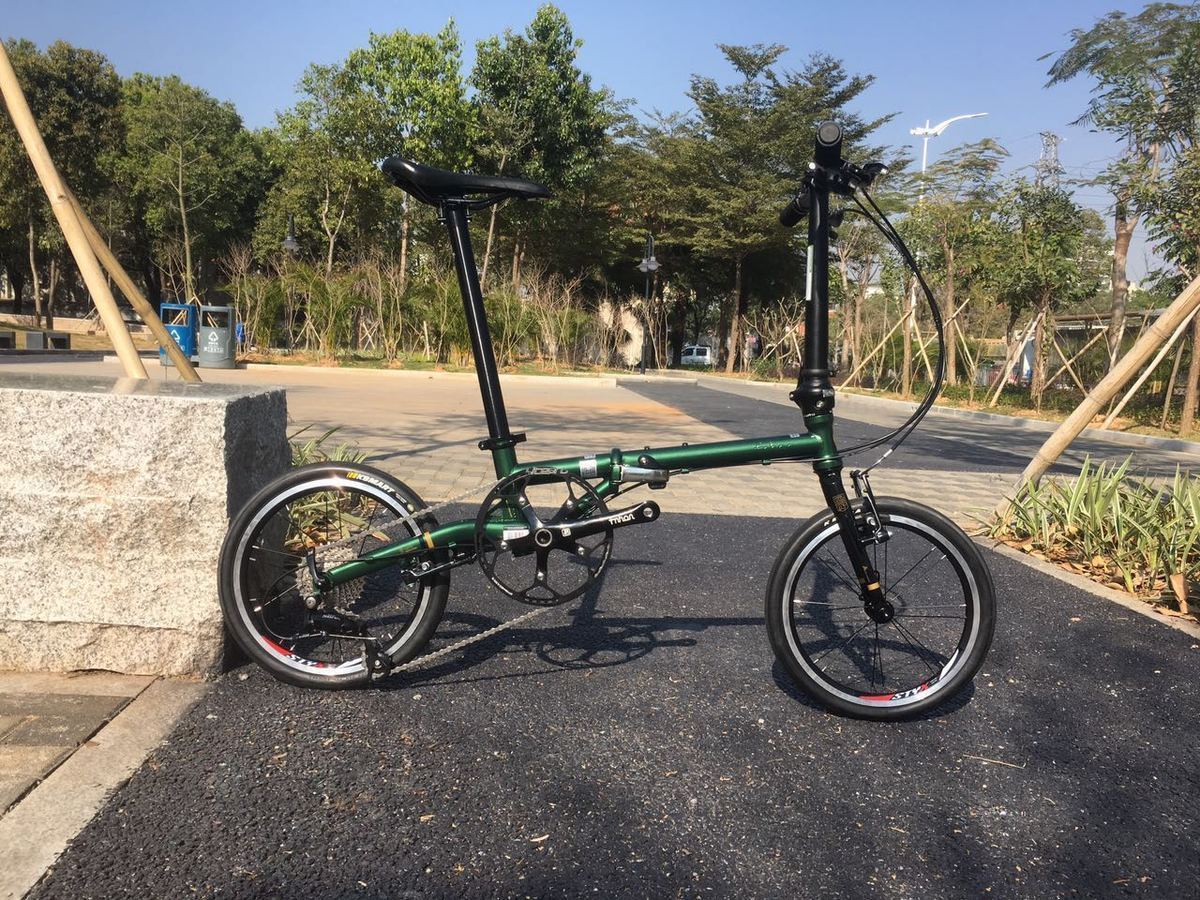 风行FGC1609-349SP9 9速风行钢架折叠车 铬钼钢车架风行16寸钢架