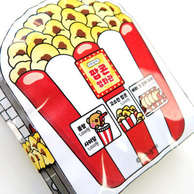 安静书sw新品电影院爆米花捏捏乐卡通纸巨厚手工DIY自制玩具