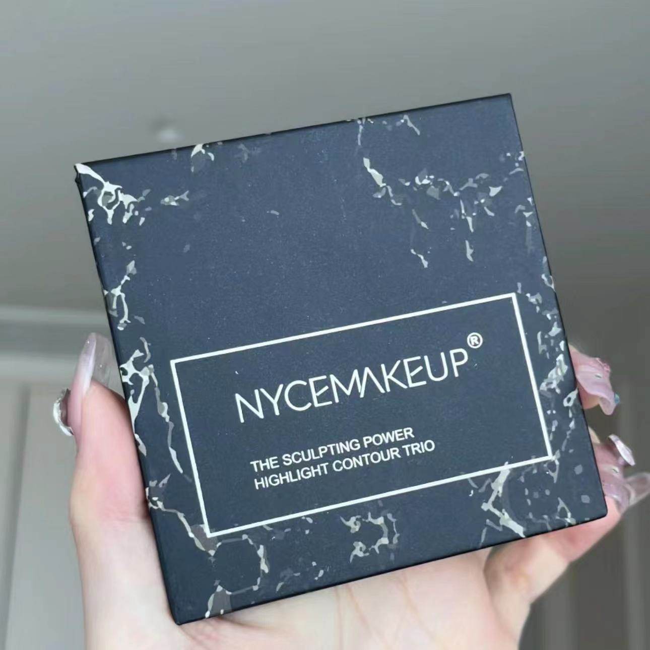送刷子 NyceMakeup高光修容盘一体粉饼自然侧阴影鼻影omega平替,彩妆/香水/美妆工具,阴影,淘宝优惠券,粉丝福利购,淘宝优惠卷