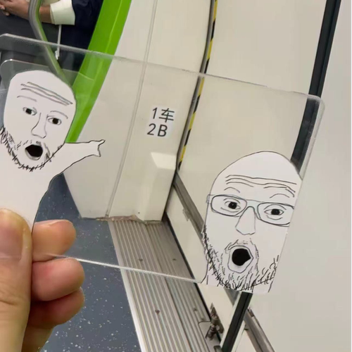 meme创意亚克力透卡书签打卡