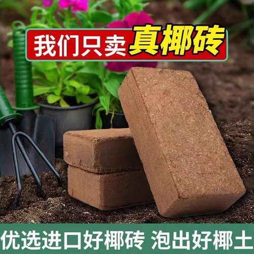 椰砖营养土养花种菜通用型大块
