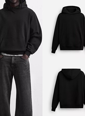 柜179！2026 男装 春季棉质基本款百搭连帽长袖卫衣 6019370 800