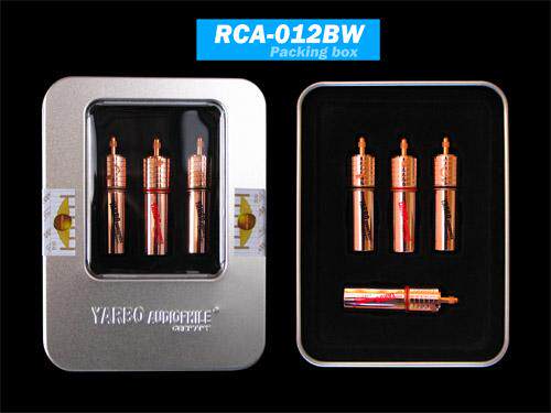 雅宝YARBO德国雅堡 RCA-012BW 发烧级紫铜 RCA端子 莲花头 同轴头