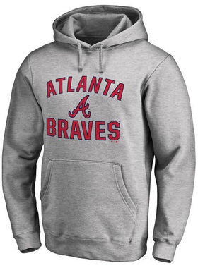 美职棒Braves亚特兰大勇士加绒卫衣套头连帽衫