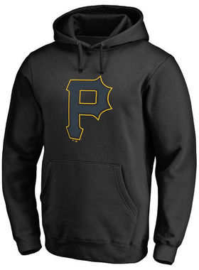 美职棒Pirates匹兹堡海盗加绒卫衣套头连帽衫