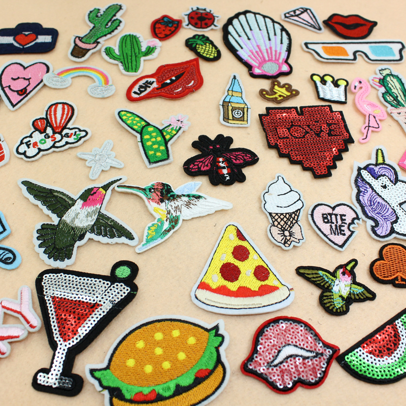 小号卡通布贴补丁贴刺绣动物可爱服装装饰贴羽绒服牛仔棉衣贴花绣