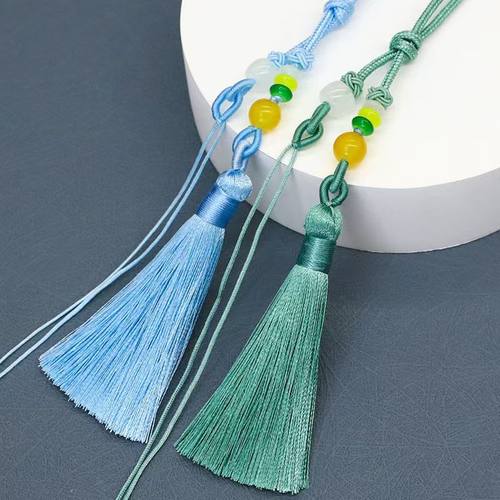 手把绳拉圈带流苏手工编织吊坠挂绳穗子汉服扇子挂穗剑穗流苏绳