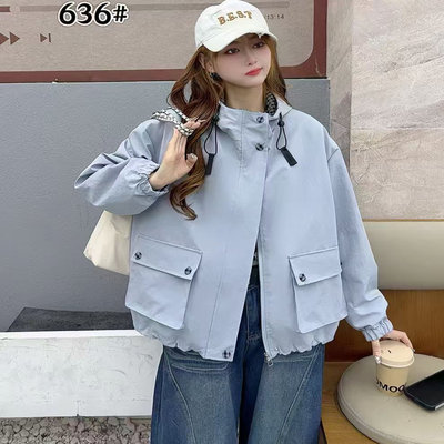 短款冲锋衣女加厚工装外套