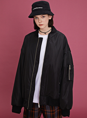 NEATO逆光女装 春季新款 纯色加厚休闲修身棉服飞行服保暖外套