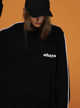 NEATO逆光女装 春季新款韩版长袖套头中长宽松炸街oversize卫衣