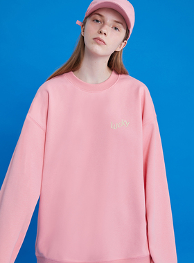 NEATO逆光女装 春季新款 蜜桃日系初恋宽松长袖oversize卫衣女