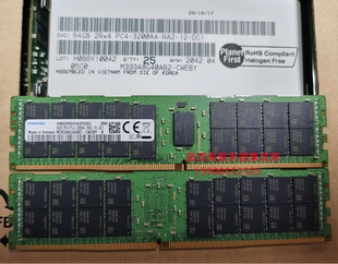 64G 2RX4 PC4 三星 RDIMM CWE 3200AA 服务器内存条 M393A8G40AB2