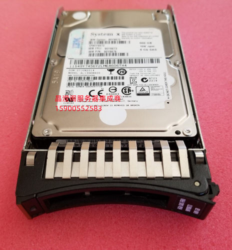 IBM X3650 M3 X3400 M3 X3550 M3 600G 10K 2.5寸 SAS 服务器硬盘