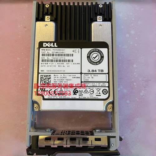 DELL R620 R720 R820 R730XD R740XD 3.84T SAS SSD 12G固态硬盘