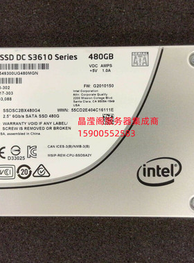联想 SR550 SR650 SR850 SR860 480G 2.5 SATA SSD固态服务器硬盘