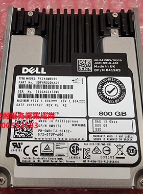 DELL ME4024 ME4084 ME5012 ME5024 800G 2.5 SAS SSD 12Gb 硬盘