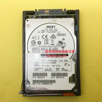 EMC 005051470 V4-2S10-012 1.2T 10K 2.5 SAS VNX7600/8800 硬盘
