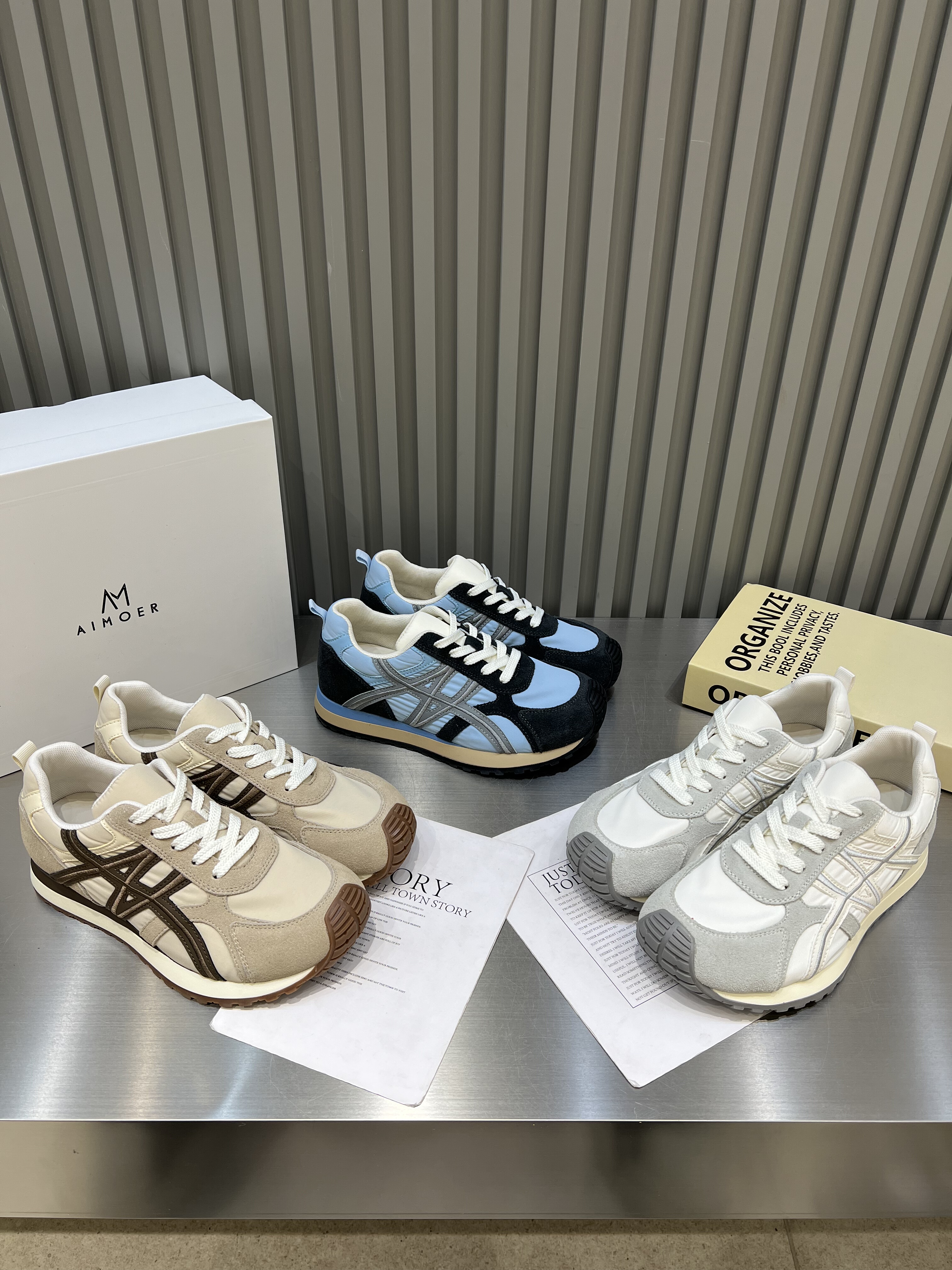 艾莫儿真皮厚底阿甘鞋女鞋2026春季时尚增高休闲运动鞋透气显脚小,女鞋,时尚休闲鞋,淘宝优惠券,粉丝福利购,淘宝优惠卷