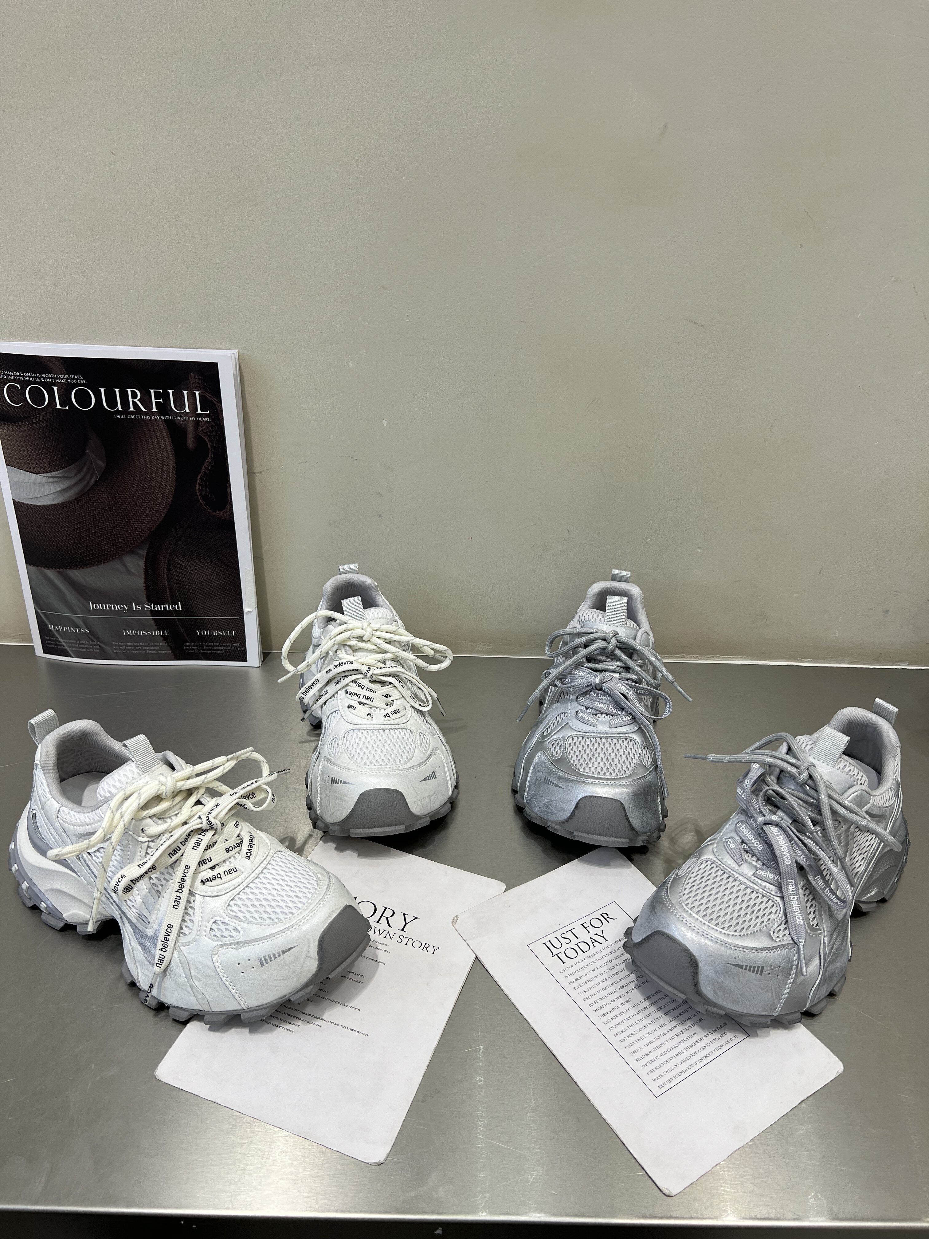 欧货真皮网面透气老爹鞋女鞋2026春季新款百搭绑带时尚休闲运动鞋,女鞋,时尚休闲鞋,淘宝优惠券,粉丝福利购,淘宝优惠卷