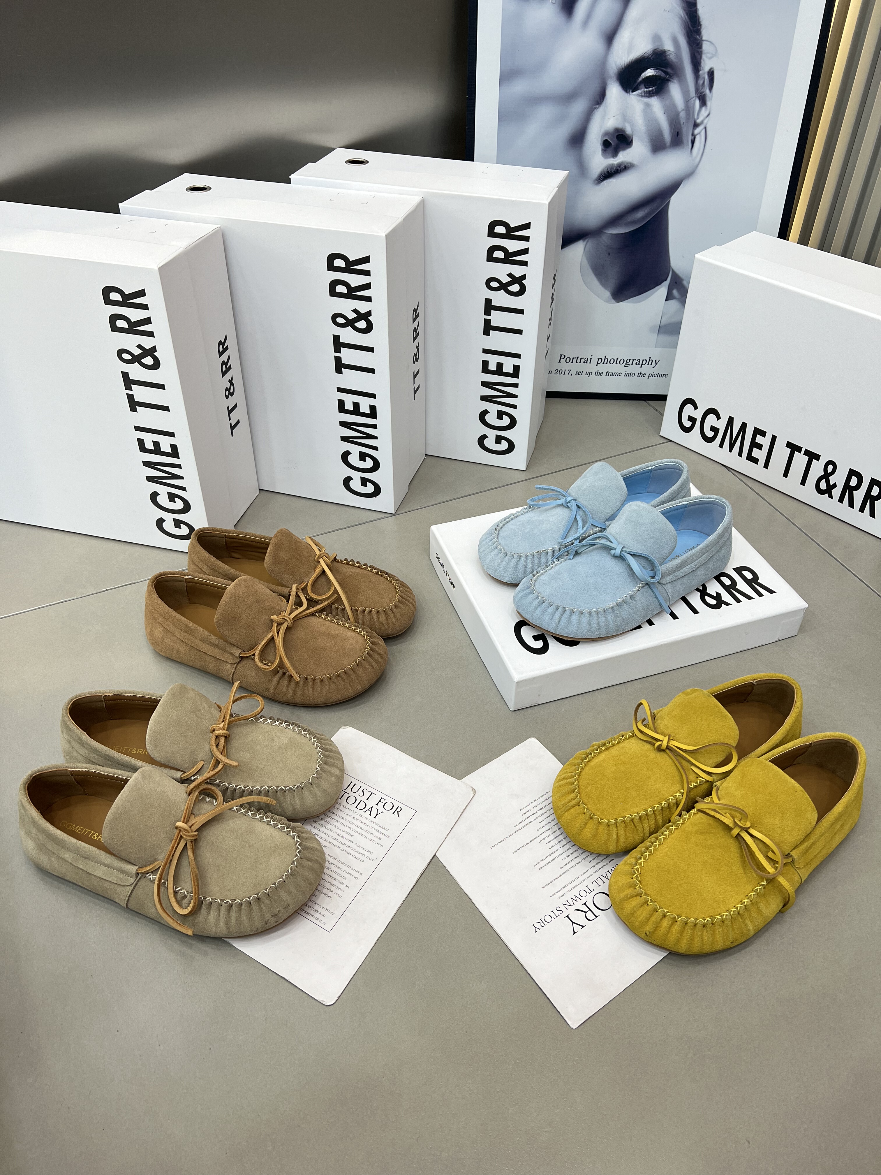 真皮内增高平底豆豆鞋女2026春季百搭一脚蹬勃肯鞋复古休闲乐福鞋,女鞋,乐福鞋（豆豆鞋）,淘宝优惠券,粉丝福利购,淘宝优惠卷