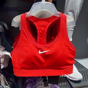 Nike耐克运动内衣女Swoosh一体式 中强度运动跑步健身速干DX6822