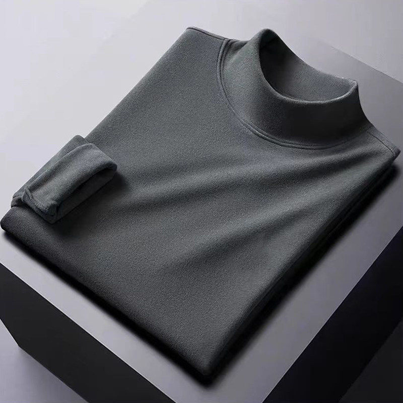 半高领德绒卫衣男秋冬季发热保暖中领长袖T恤高端男士针织打底衫,男装,卫衣,淘宝优惠券,粉丝福利购,淘宝优惠卷