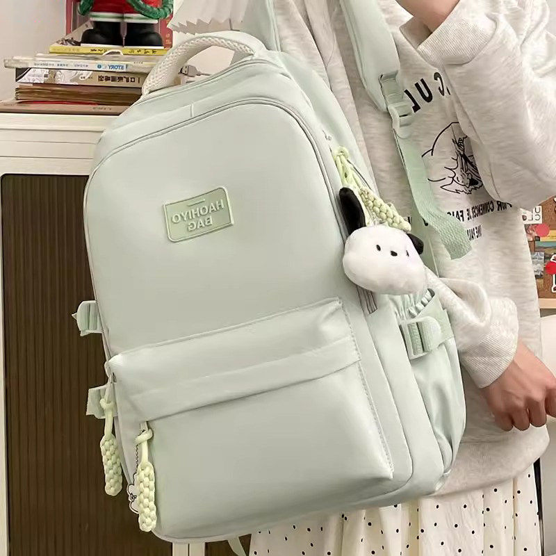 日本高颜值学院书包女初中生高中大学生大容量少女双肩包轻便背包