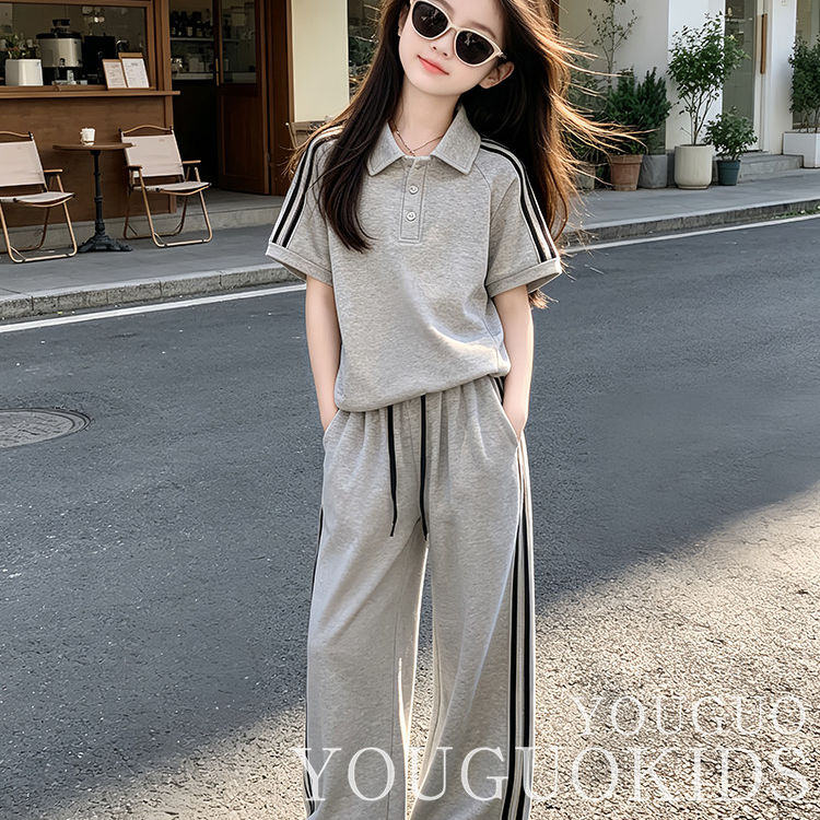 女童夏装套装2026新款洋气儿套装
