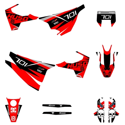 Husqvarna胡思瓦纳701 SUPERMOTO ENDURO越野摩托车贴花车贴画