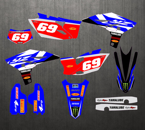 13 14 15 16 17 18年250F WR450F越野摩托车贴花贴膜车贴画版画