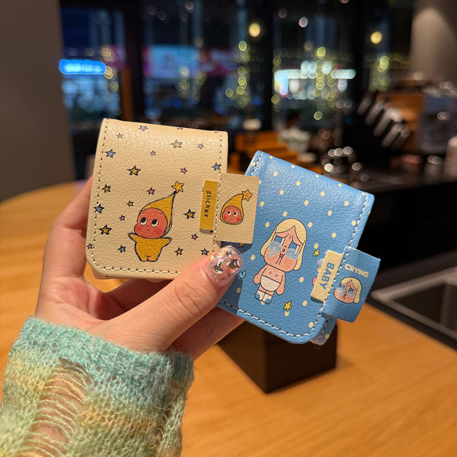 适用华为耳机壳皮质卡通