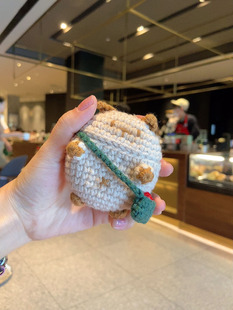 适用华为freebuds6保护套freebudspro4针织毛线5i背包猫se3可爱毛绒5蓝牙6i耳机套3代4/4e冬天女FreeClip2