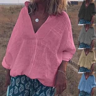 neck sleeved long ladies shirt pullover