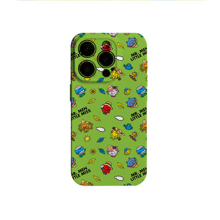 奇先生妙小姐绿色小众艺术趣味适用苹果16promax/15手机壳iPhone141312/11OPPO小米红米vivo一加真我